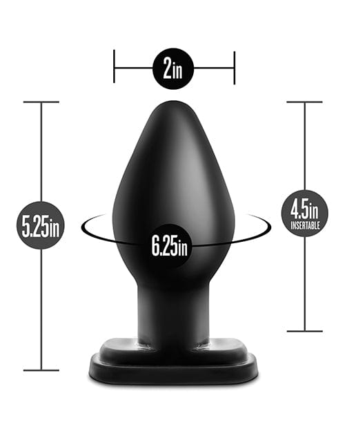Blush Novelties Blush Anal Adventures XL Plug - Black Anal Toys