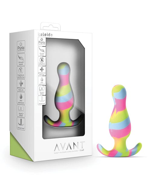 Blush Novelties Blush Avant Kaleido Silicone Plug - Lime Anal Toys