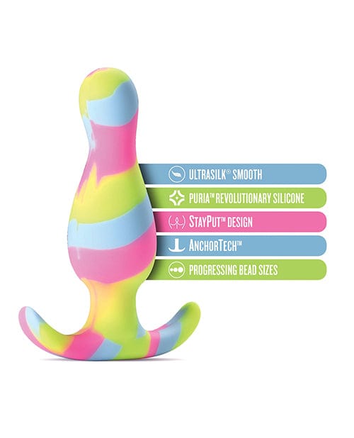 Blush Novelties Blush Avant Kaleido Silicone Plug - Lime Anal Toys