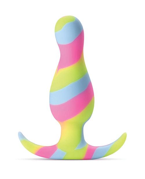 Blush Novelties Blush Avant Kaleido Silicone Plug - Lime Anal Toys