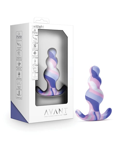 Blush Novelties Blush Avant Twilight Silicone Plug - Blue Anal Toys