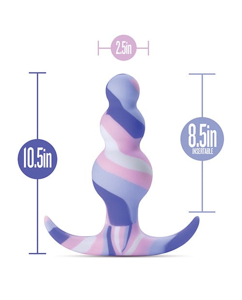 Blush Novelties Blush Avant Twilight Silicone Plug - Blue Anal Toys