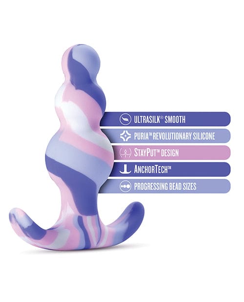 Blush Novelties Blush Avant Twilight Silicone Plug - Blue Anal Toys