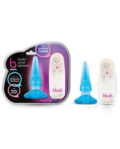 Blush Novelties Blush B Yours Basic Anal Pleaser - Blue Anal Toys