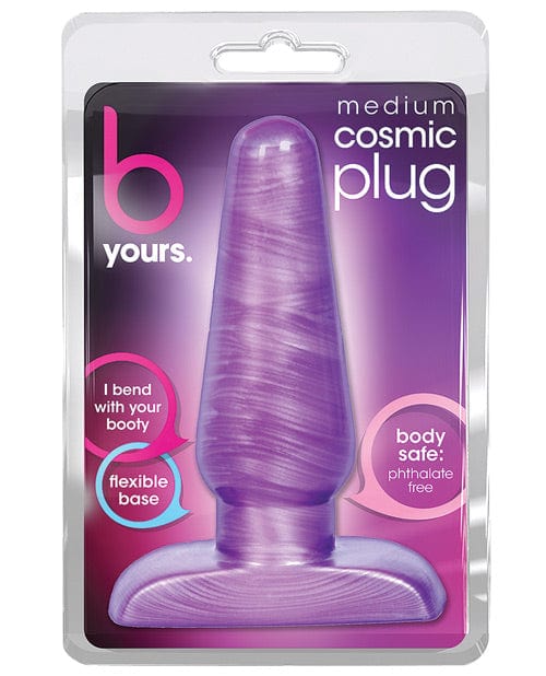 Blush Novelties Blush B Yours Cosmic Plug Medium Purple Anal Toys