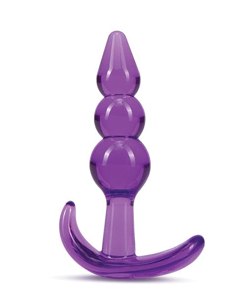 Blush Novelties Blush B Yours Triple Bead Anal Plug - Purple Anal Toys