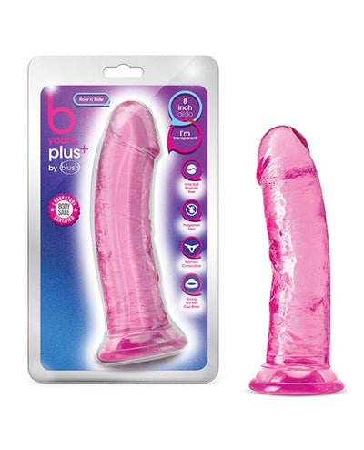 Blush Novelties Blush B Yours Plus 8" Roar N Ride Dildo Pink Dildos