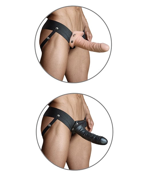 Blush Novelties Blush Dr. Skin 6" Hollow Strap On - Vanilla Dildos