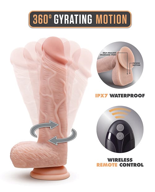 Blush Novelties Blush Dr. Skin Dr Ethan 8.5" Gyrating Dildo - Beige Dildos