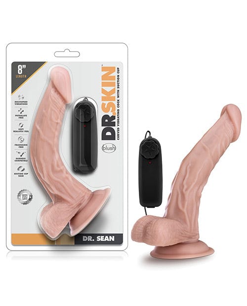 Blush Dr. Skin Dr. Sean 8" Cock with Suction Cup - Vanilla