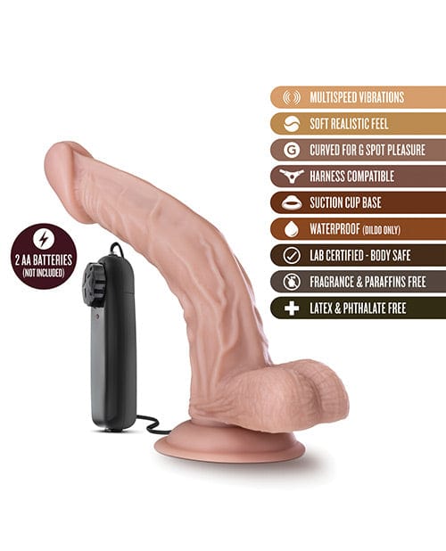 Blush Novelties Blush Dr. Skin Dr. Sean 8" Cock with Suction Cup - Vanilla Dildos