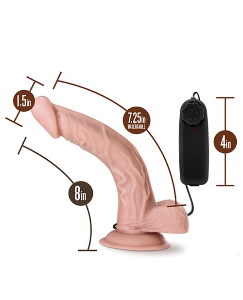 Blush Novelties Blush Dr. Skin Dr. Sean 8" Cock with Suction Cup - Vanilla Dildos