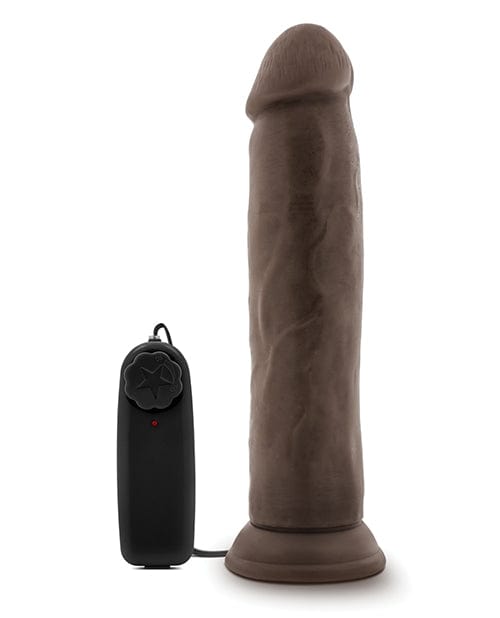 Blush Novelties Blush Dr. Skin Dr. Throb 9.5" Cock with Suction Cup - Chocolate Dildos
