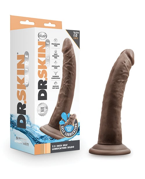Blush Dr. Skin Glide 7.5" Self Lubricating Dildo