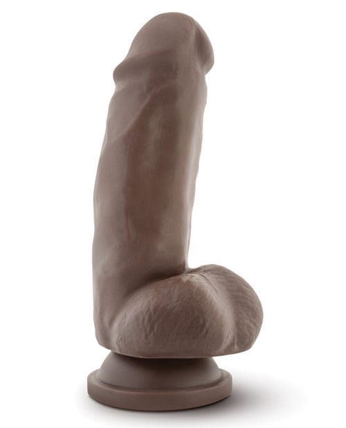 Blush Novelties Blush Dr. Skin Mr. Smallith 7" Dildo with Suction Cup - Chocolate Dildos