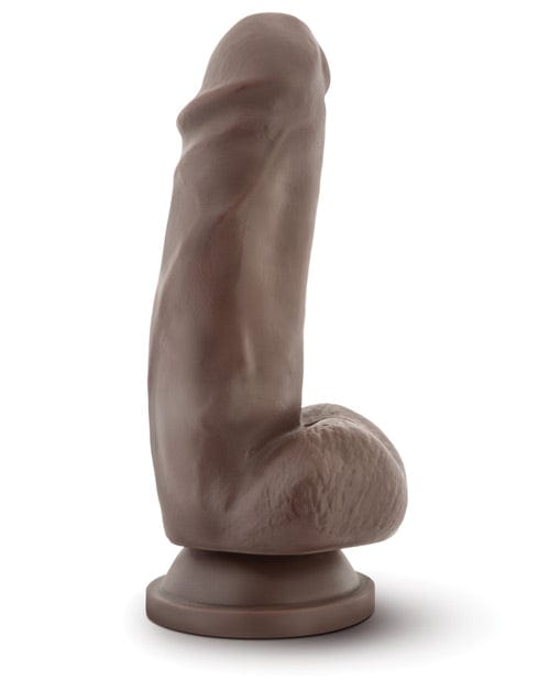 Blush Novelties Blush Dr. Skin Mr. Smallith 7" Dildo with Suction Cup - Chocolate Dildos