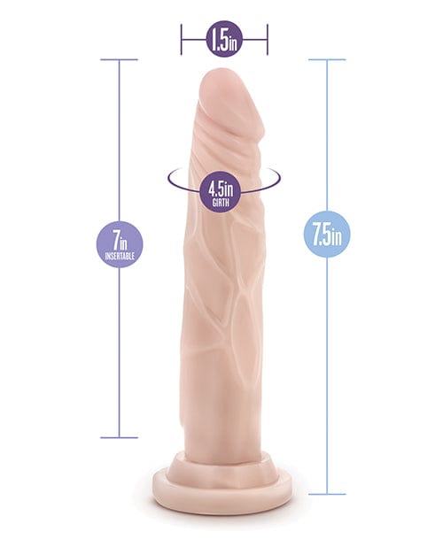Blush Novelties Blush Dr. Skin Silicone Dr. Carter 7.5" Dildo Dildos