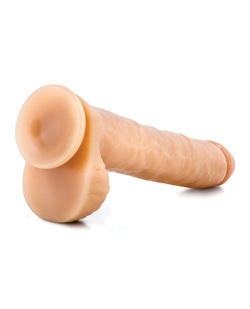Blush Hung Rider Bruno 12" Dildo with Suction Cup - Flesh