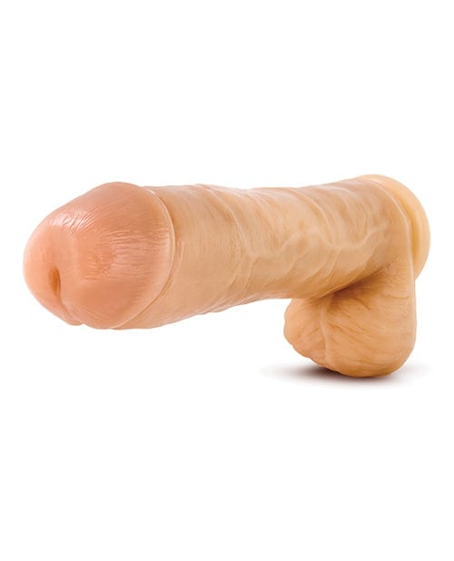 Blush Hung Rider Hammer 10" Dildo with Suction Cup - Flesh