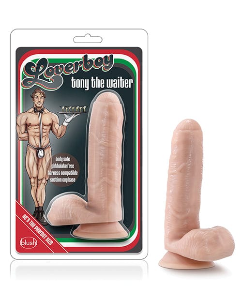Blush Novelties Blush Loverboy Tony The Waiter - Flesh Dildos
