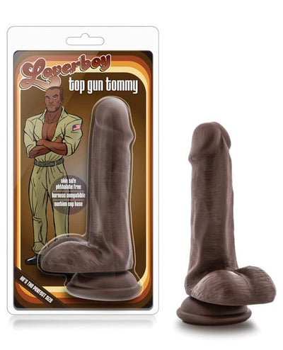 Blush Novelties Blush Loverboy Top Gun Tommy 6" Realistic Cock - Chocolate Dildos
