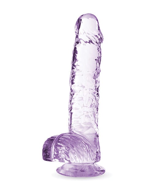 Blush Novelties Blush Naturally Yours 6" Crystalline Dildo Amethyst / 6" Dildos