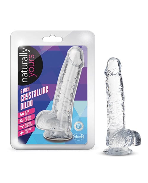 Blush Novelties Blush Naturally Yours 6" Crystalline Dildo Diamond Dildos
