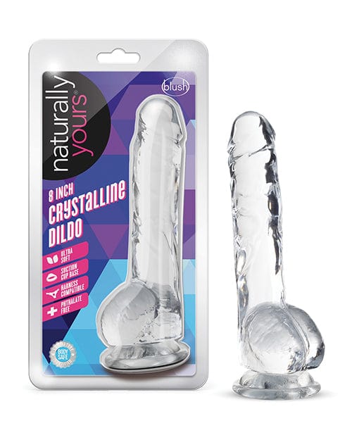 Blush Novelties Blush Naturally Yours 8" Crystalline Dildo Diamond Dildos