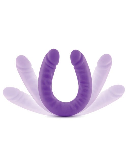 Blush Novelties Ruse 18" Slim Double Dong Purple Dildos