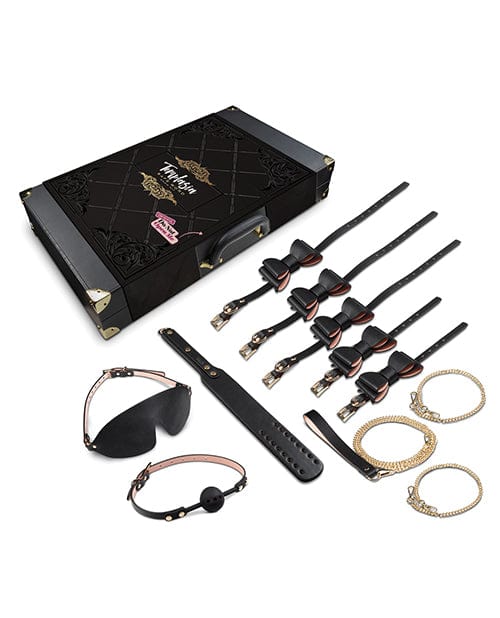 Blush Novelties Blush Temptasia Safe Word Bondage Kit W-suitcase - Black Kink &amp; BDSM