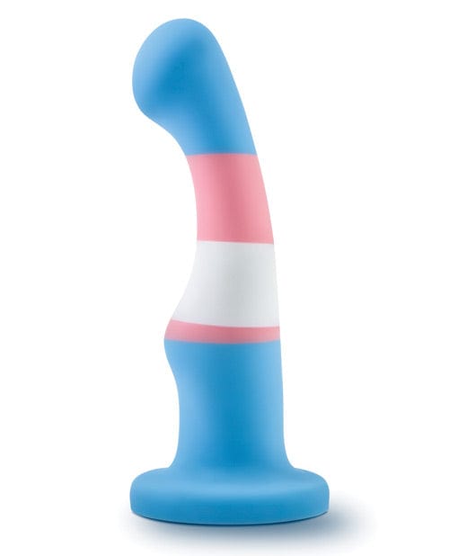 Blush Novelties Blush Avant P2 Transgender Pride Silicone Dong - True Blue More