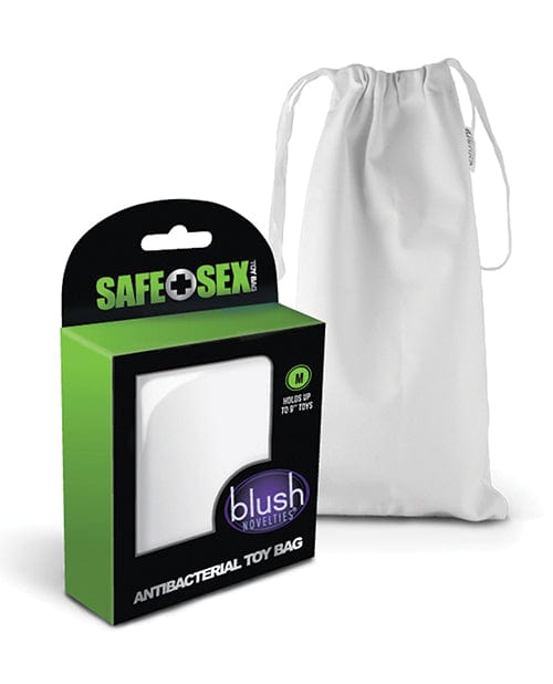 Blush Novelties Blush Safe Sex Antibacterial Toy Bag Medium -  White More