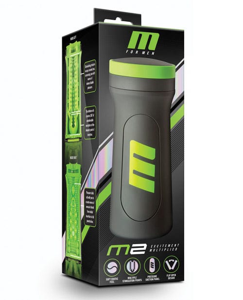Blush Novelties Blush M For Men M2 Male Masturbator Cup - Black Penis Toys