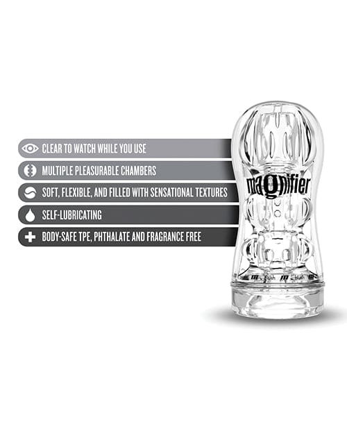 Blush Novelties Blush M For Men Soft And Wet Magnifier Stroker - Clear Penis Toys