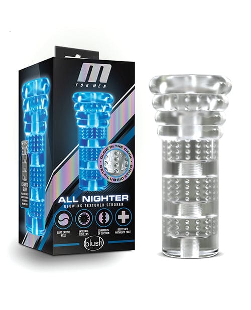Blush Novelties Blush M For Men Soft &amp; Wet Magnifier Stroker - Clear Penis Toys