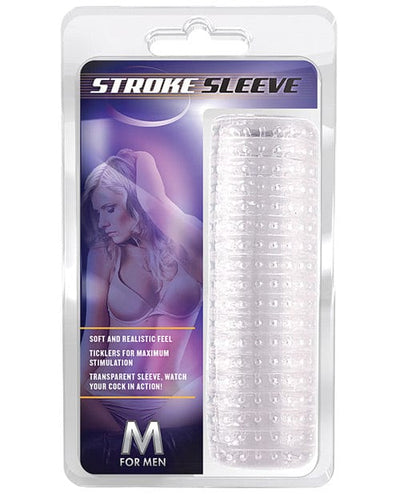 Blush Novelties Blush M For Men Stroke Sleeve Clear Penis Toys