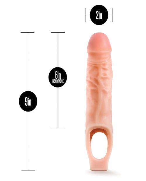 Blush Novelties Blush Performance 9" Cock Sheath Penis Extender - Flesh Penis Toys