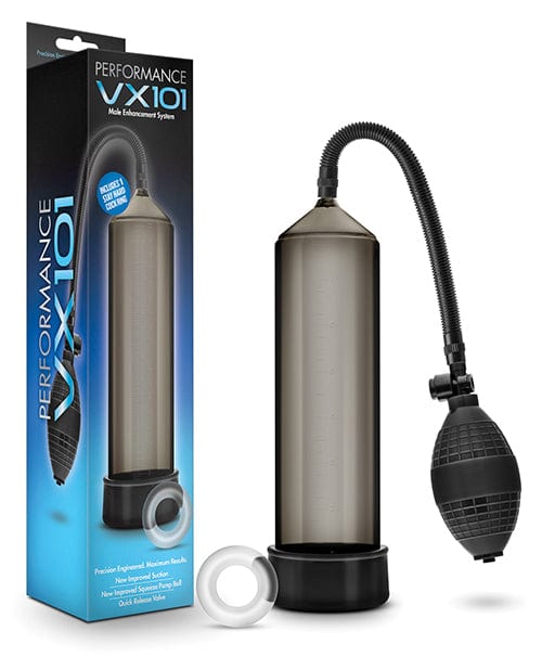 Blush Novelties Blush Performance Vx101 Male Enhancement Pump Black Penis Toys