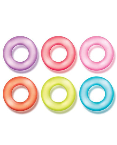 Blush Novelties Blush Play With Me King Of The Ring - Asst. Colors Set Of 6 Penis Toys