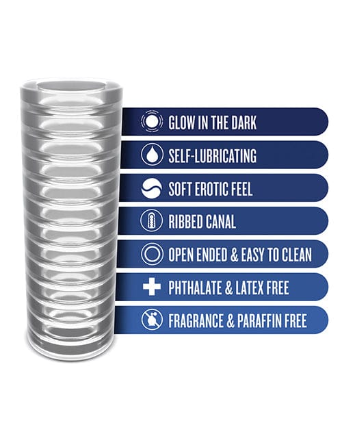 Blush Novelties Blush Rize Ribz  - Clear Penis Toys