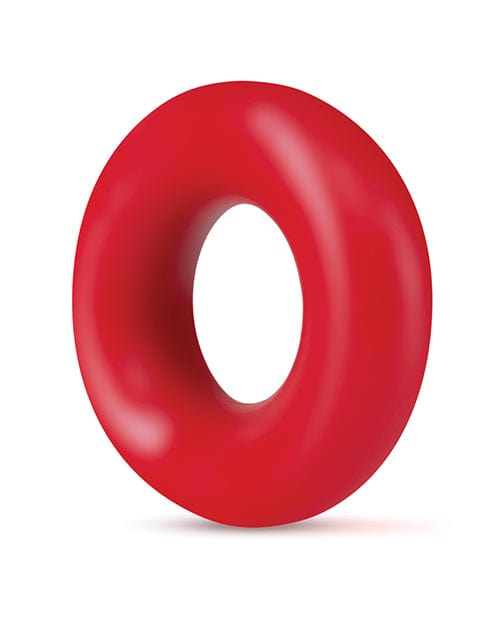Blush Novelties Blush Stay Hard Donut Rings - Red Pack Of 2 Penis Toys