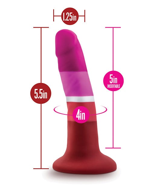 Blush Novelties Blush Avant P3 Lesbian Pride Silicone Dong - Beauty Sale