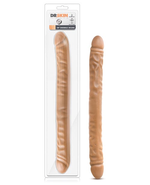 Blush Novelties Blush Dr. Skin 18" Double Dildo - Mocha Sale