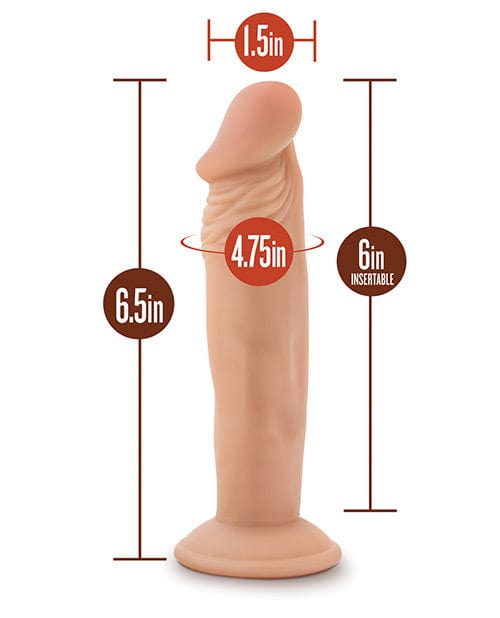 Blush Novelties Blush Dr. Skin Dr. Small 6" Dildo - Vanilla Sale