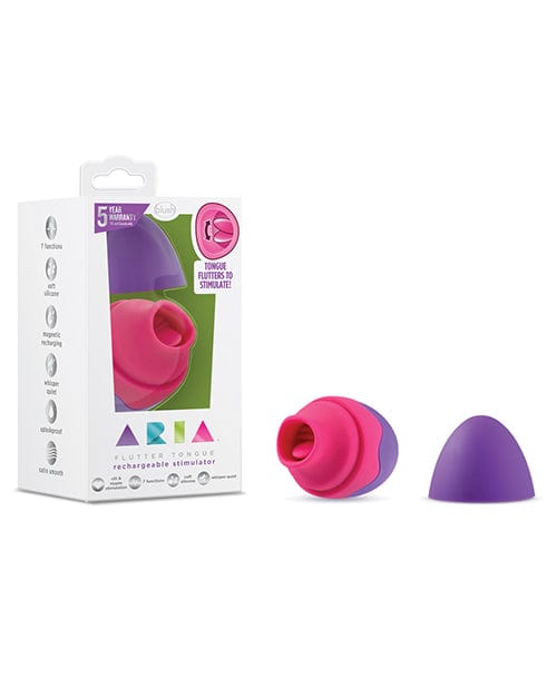 Blush Novelties Blush Aria Flutter Tongue - Purple Vibrators