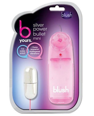 Blush Novelties Blush B Yours Silver Bullet Mini - Pink Controller Vibrators