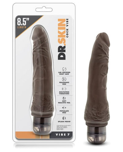 Blush Novelties Blush Dr. Skin Mr Skin Vibe 7 - Chocolate Vibrators