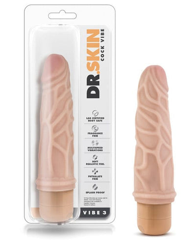 Blush Novelties Blush Dr. Skin Vibe #3 - Beige Vibrators