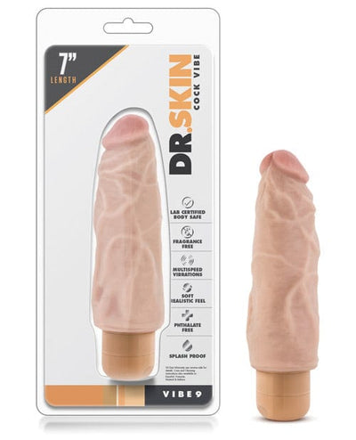 Blush Novelties Blush Dr. Skin Vibe 7" Dong #9 - Beige Vibrators