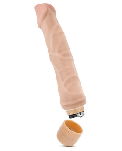 Blush Novelties Blush Dr. Skin Vibe 9" Dong #6 - Beige Vibrators